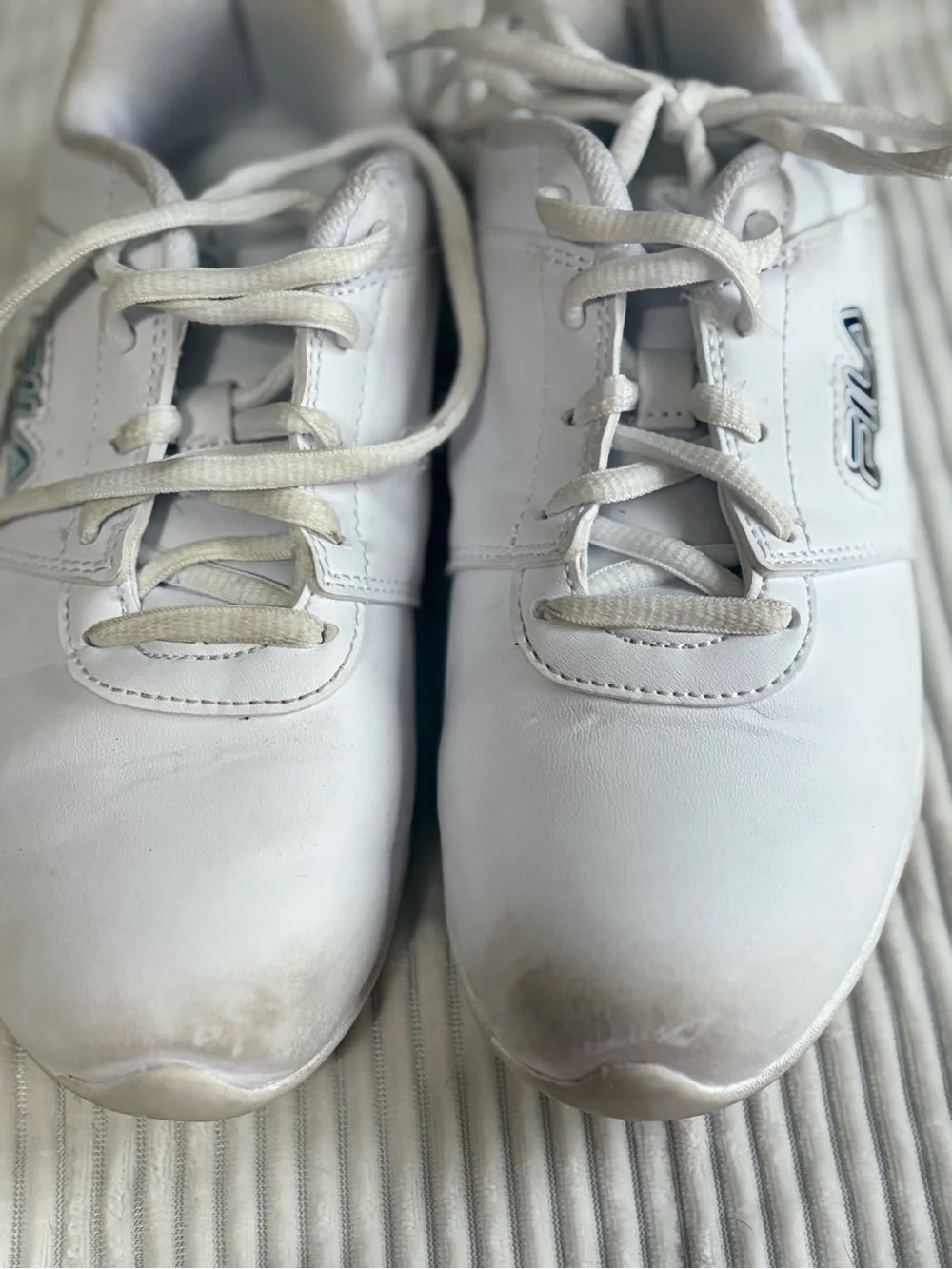 Fila White Kids Lace-Up Sneakers